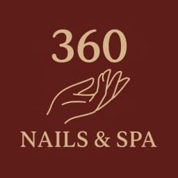 360 Nails & Spa logo